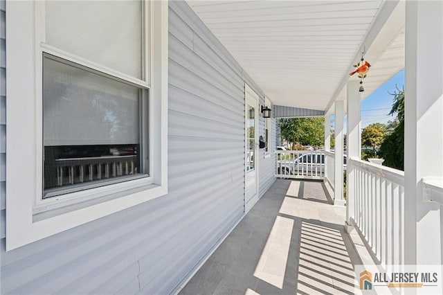 view of patio / terrace featuring covered porch