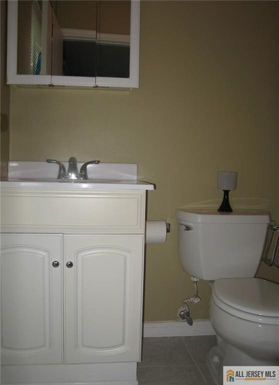 903 N Oaks Blvd, North Brunswick, NJ 08902 - bathroom with vanity and tile patterned flooring