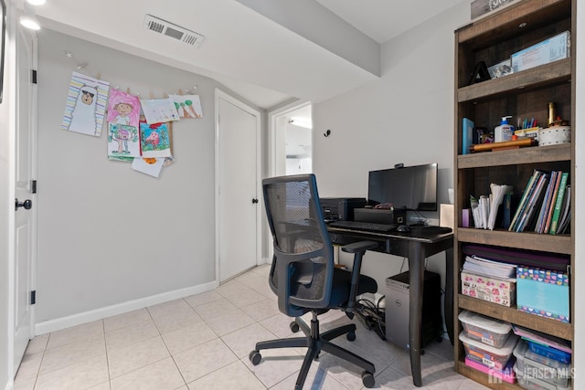 27 York St, Old Bridge, NJ 08857 - office with baseboards and light tile patterned flooring