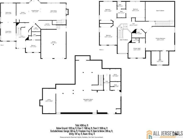153 Scarborough Rd, Montgomery, NJ 08502 - floor plan / room layout