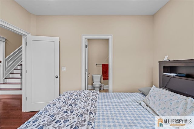 153 Scarborough Rd, Montgomery, NJ 08502 - bedroom featuring wood finished floors and connected bathroom