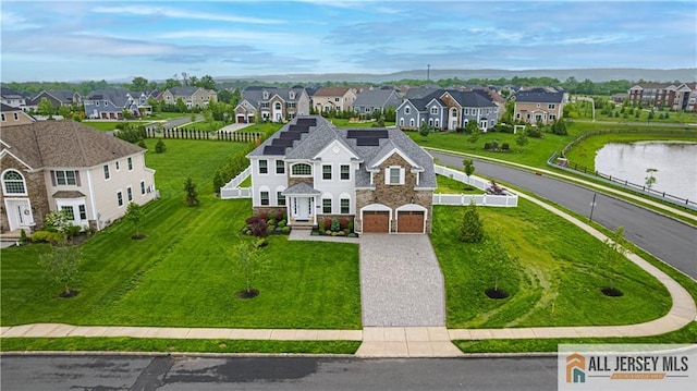 153 Scarborough Rd, Montgomery, NJ 08502 - aerial perspective of suburban area featuring a nearby body of water