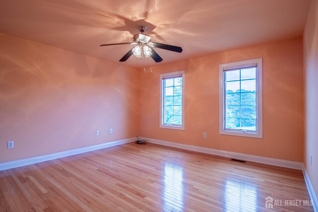 13 Carnegie St, Monroe, NJ 08831 - unfurnished room featuring light wood-style floors and a ceiling fan