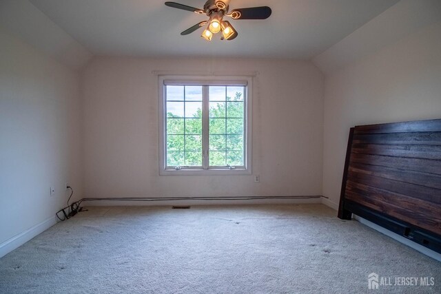 13 Carnegie St, Monroe, NJ 08831 - bonus room with carpet flooring, a ceiling fan, and lofted ceiling