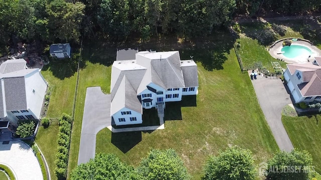 13 Carnegie St, Monroe, NJ 08831 - aerial view of a pool area