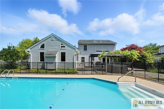 1072 Lake Placid Dr, Toms River, NJ 08753 - view of swimming pool with a gazebo