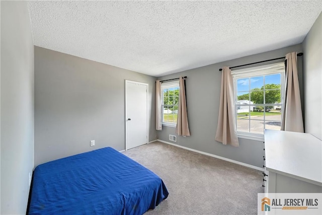 1072 Lake Placid Dr, Toms River, NJ 08753 - bedroom featuring a textured ceiling and carpet floors