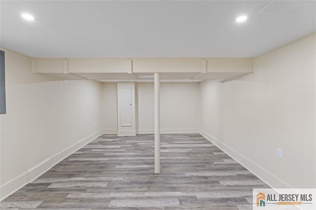 114 Holly St, Port Reading, NJ 07064 - finished basement with wood finished floors and recessed lighting