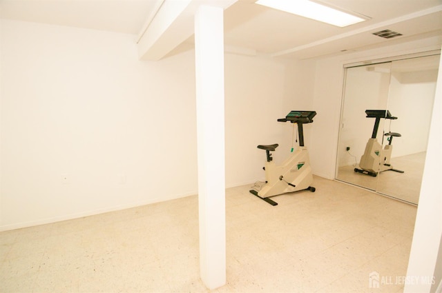 5 Dan Ct, Old Bridge, NJ 08857 - exercise room featuring tile patterned floors