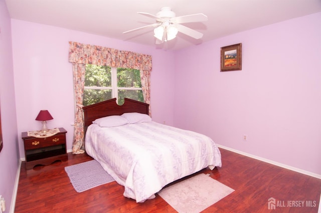 5 Dan Ct, Old Bridge, NJ 08857 - bedroom with wood finished floors and ceiling fan