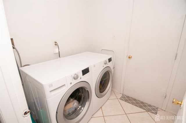 5 Dan Ct, Old Bridge, NJ 08857 - washroom with independent washer and dryer and light tile patterned floors