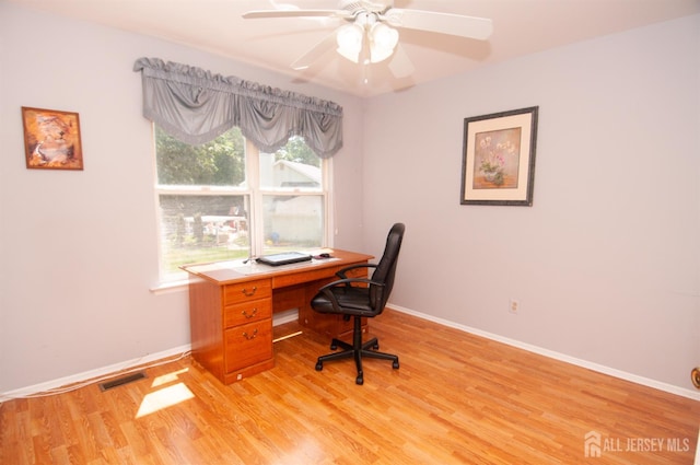 5 Dan Ct, Old Bridge, NJ 08857 - office with light wood finished floors and ceiling fan