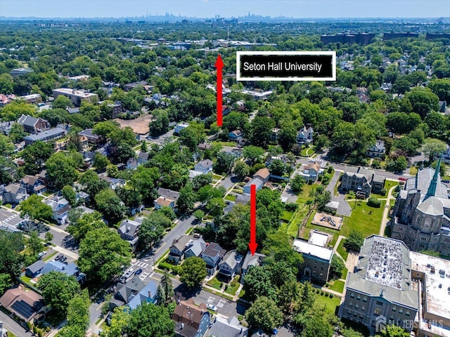 160 Academy St, South Orange Village, NJ 07079 - aerial view of property and surrounding area