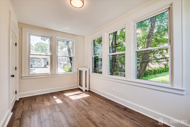 160 Academy St, South Orange Village, NJ 07079 - unfurnished sunroom with wood finished floors and baseboards