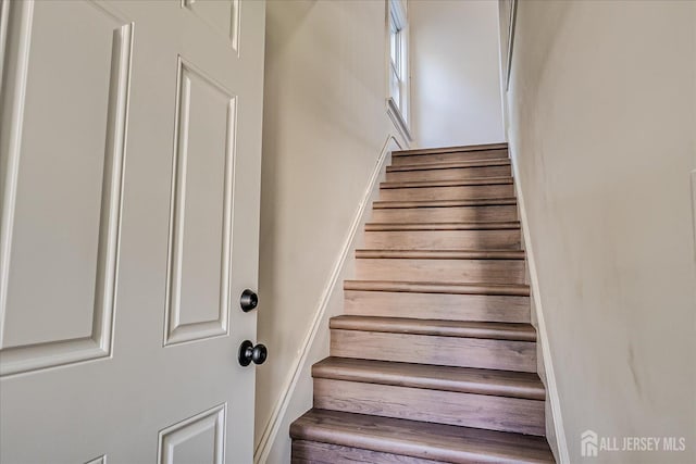 160 Academy St, South Orange Village, NJ 07079 - stairs featuring baseboards