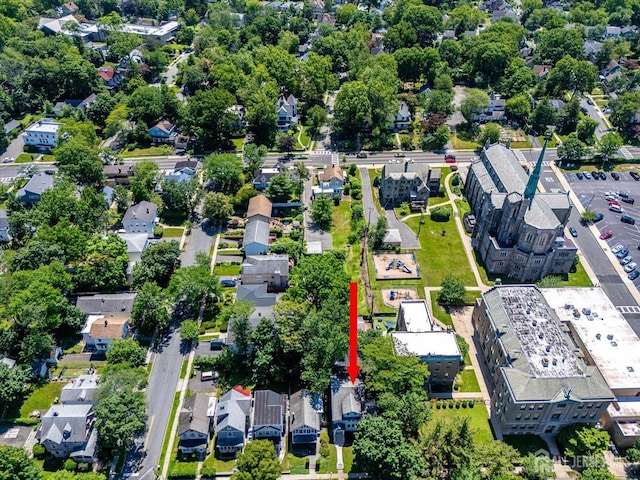 160 Academy St, South Orange Village, NJ 07079 - aerial overview of property's location with nearby suburban area