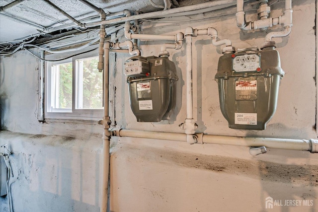 160 Academy St, South Orange Village, NJ 07079 - utility room with gas meter
