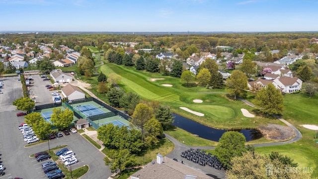 27 Dawson Ln, Monroe, NJ 08831 - aerial view of residential area with a nearby body of water and a golf club
