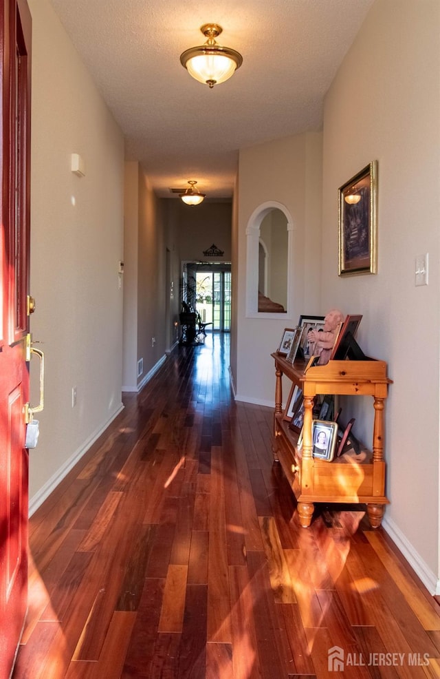136 Chichester Rd, Monroe, NJ 08831 - hall with wood-type flooring and baseboards