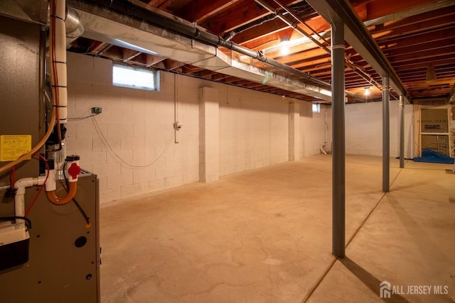 136 Chichester Rd, Monroe, NJ 08831 - basement with heating unit