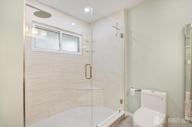 44 Lakeside Dr S, Piscataway, NJ 08854 - full bath with a stall shower and toilet