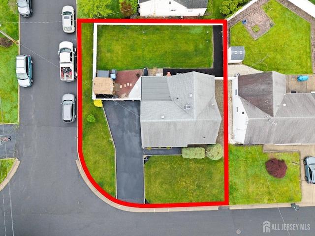 6 Linda Ave, Colonia, NJ 07067 - aerial overview of property's location with property boundaries highlighted