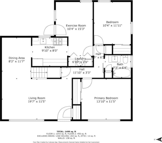 6 Linda Ave, Colonia, NJ 07067 - view of floor plan / room layout