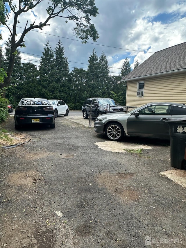 view of parking