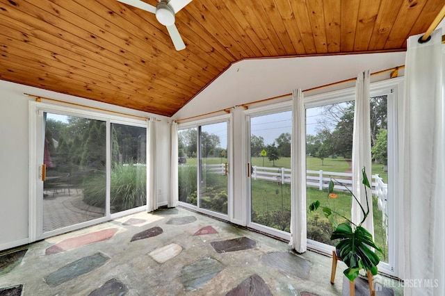 10 Shaw Dr, Franklin, NJ 08528 - unfurnished sunroom with plenty of natural light, vaulted ceiling, and wooden ceiling