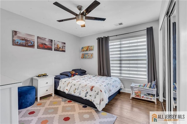 11 Hawk Ct, East Brunswick, NJ 08816 - bedroom featuring wood finished floors and a ceiling fan