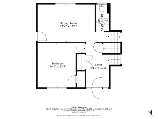 796 Curie Rd, North Brunswick, NJ 08902 - view of home floor plan