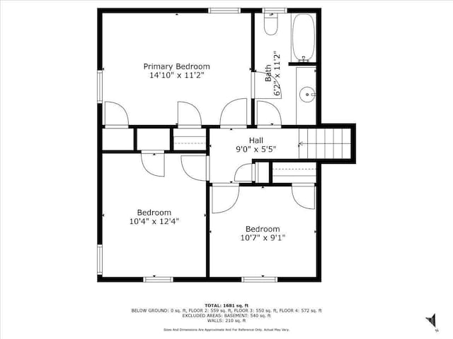 796 Curie Rd, North Brunswick, NJ 08902 - view of property floor plan