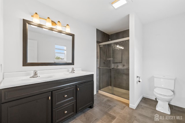 96 Lark Dr, South River, NJ 08882 - full bath featuring double vanity and a shower stall