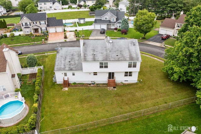96 Lark Dr, South River, NJ 08882 - aerial view of residential area with a pool
