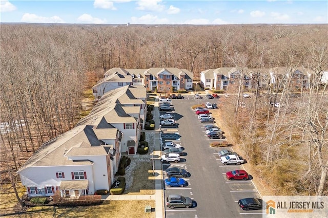1177 Morning Glory Dr Unit 1177, Monroe, NJ 08831 - aerial view of residential area featuring a forest
