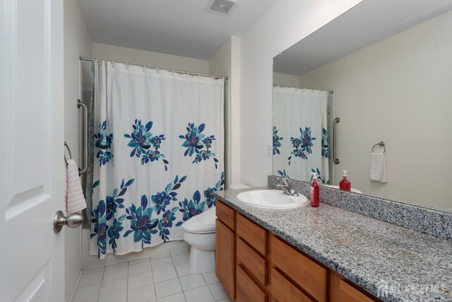 1 Elmcrest Ct E, Monroe, NJ 08831 - full bath featuring tile patterned flooring, vanity, and curtained shower