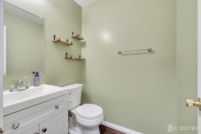 26 Desoto Dr, Franklin Twsp, NJ 08823 - bathroom featuring vanity and wood finished floors