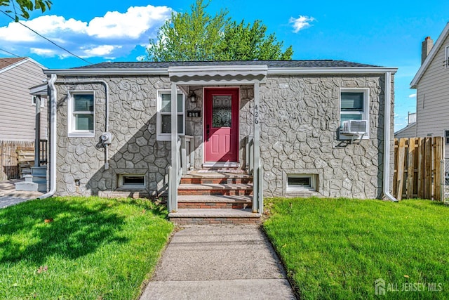 426 Catherine St, South Amboy, NJ 08879 - view of front of property featuring entry steps and stone siding
