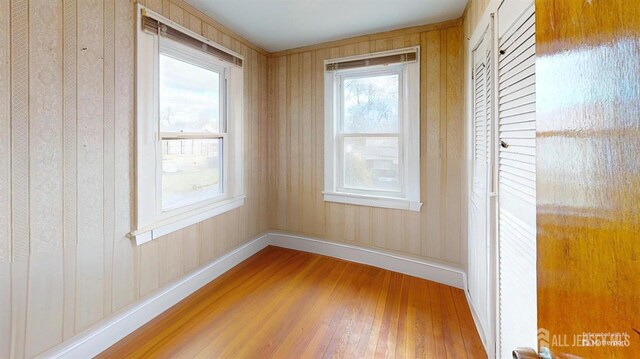 interior space featuring wood-type flooring