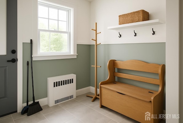 13 Olchaskey Ave, South River, NJ 08882 - mudroom with radiator and light tile patterned flooring