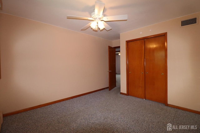 13 Olchaskey Ave, South River, NJ 08882 - unfurnished bedroom featuring carpet floors, a closet, and ceiling fan