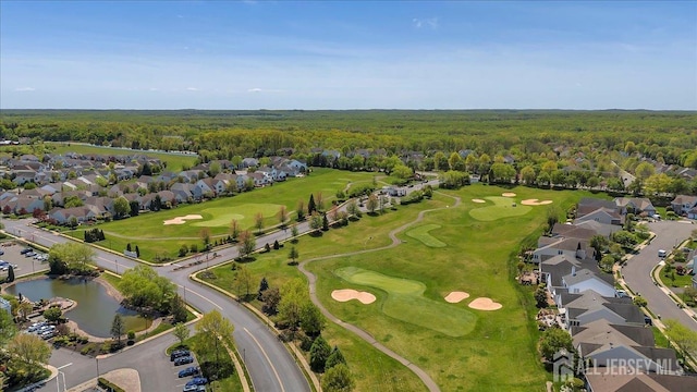 1 Ballybunion Dr, Monroe, NJ 08831 - aerial view of residential area featuring a heavily wooded area, a local golf course, and a large body of water