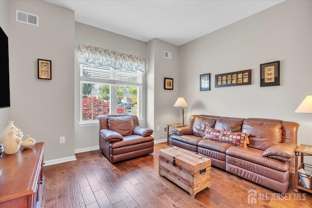 1 Ballybunion Dr, Monroe, NJ 08831 - living room with hardwood / wood-style flooring and baseboards