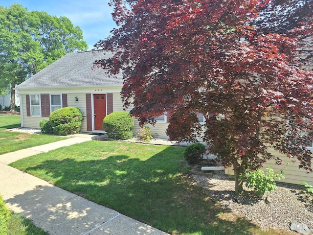 458 Revere Way Unit A, Monroe, NJ 08831 - view of front of property with a front yard and roof with shingles