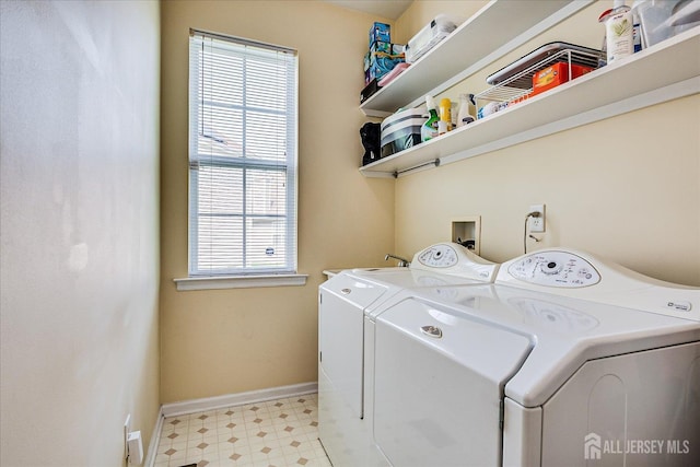 37 Muirfield Blvd, Monroe, NJ 08831 - laundry area featuring light flooring, washer and dryer, and plenty of natural light