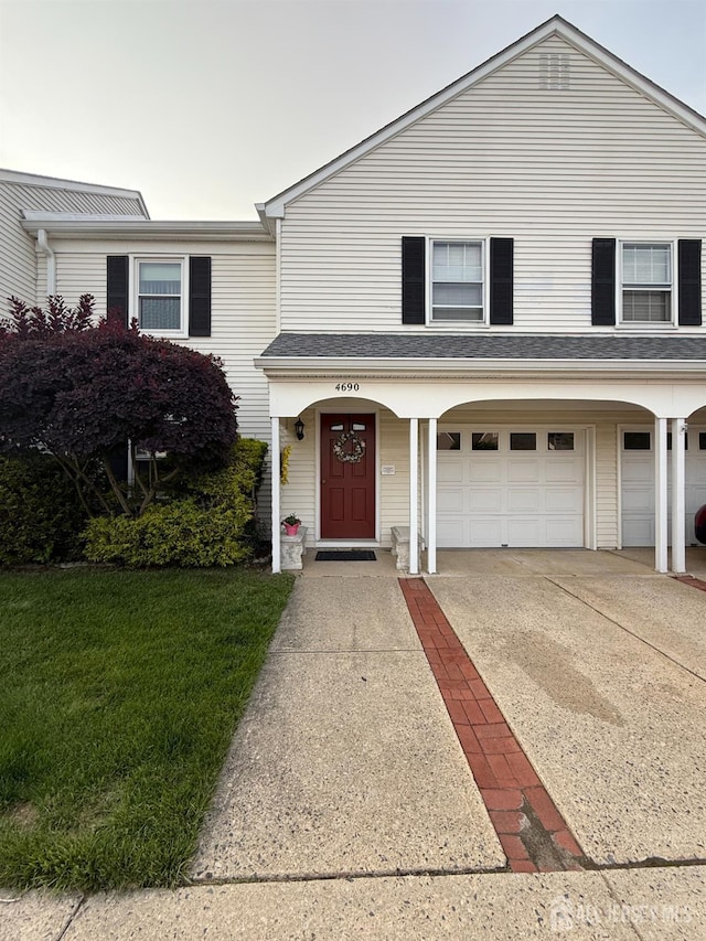 469-O New Haven Way, Monroe, NJ 08831 - traditional-style house featuring concrete driveway, a garage, and a front yard