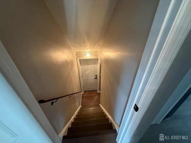 179 Buckelew Ave Unit A, Jamesburg, NJ 08831 - stairway with wood finished floors