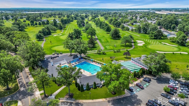 377-B Old Nassau Rd, Monroe, NJ 08831 - drone / aerial view of a local golf course and a pool