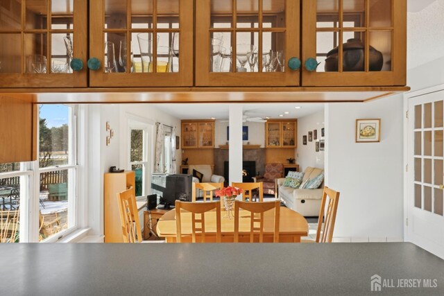 view of dining area