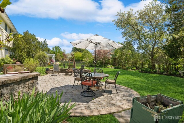 view of patio